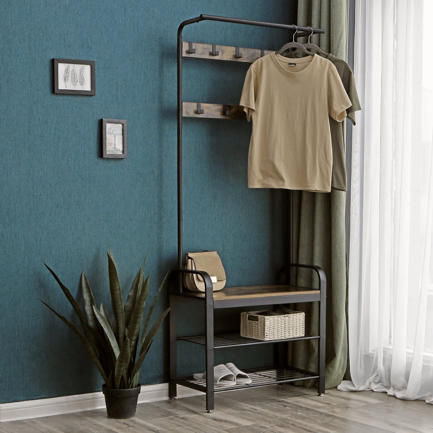 appendiabiti con sedile e vano portaoggetti 72x33x183cm megamix.sk