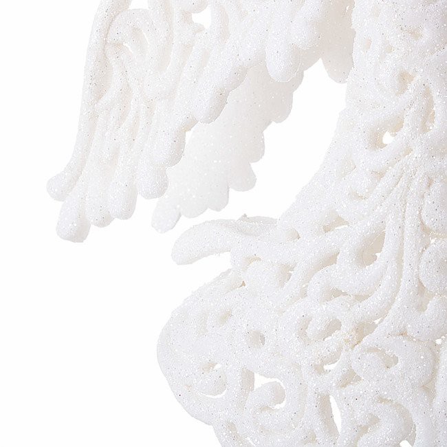 decorazione natalizia per albero angioletto bianco 16cm megamix.sk