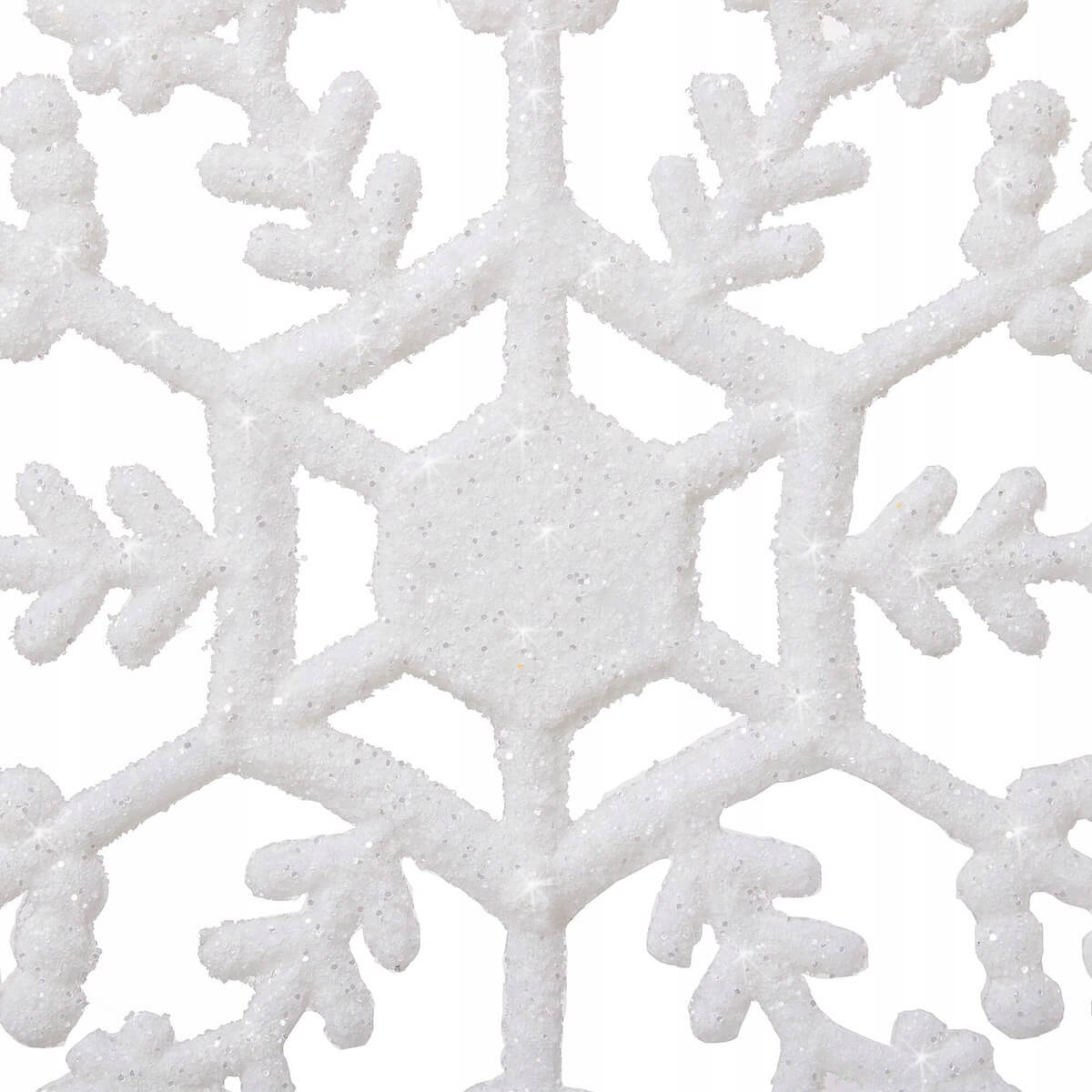 Addobbo natalizio per albero fiocco di neve 12cm 3pz megamix.sk