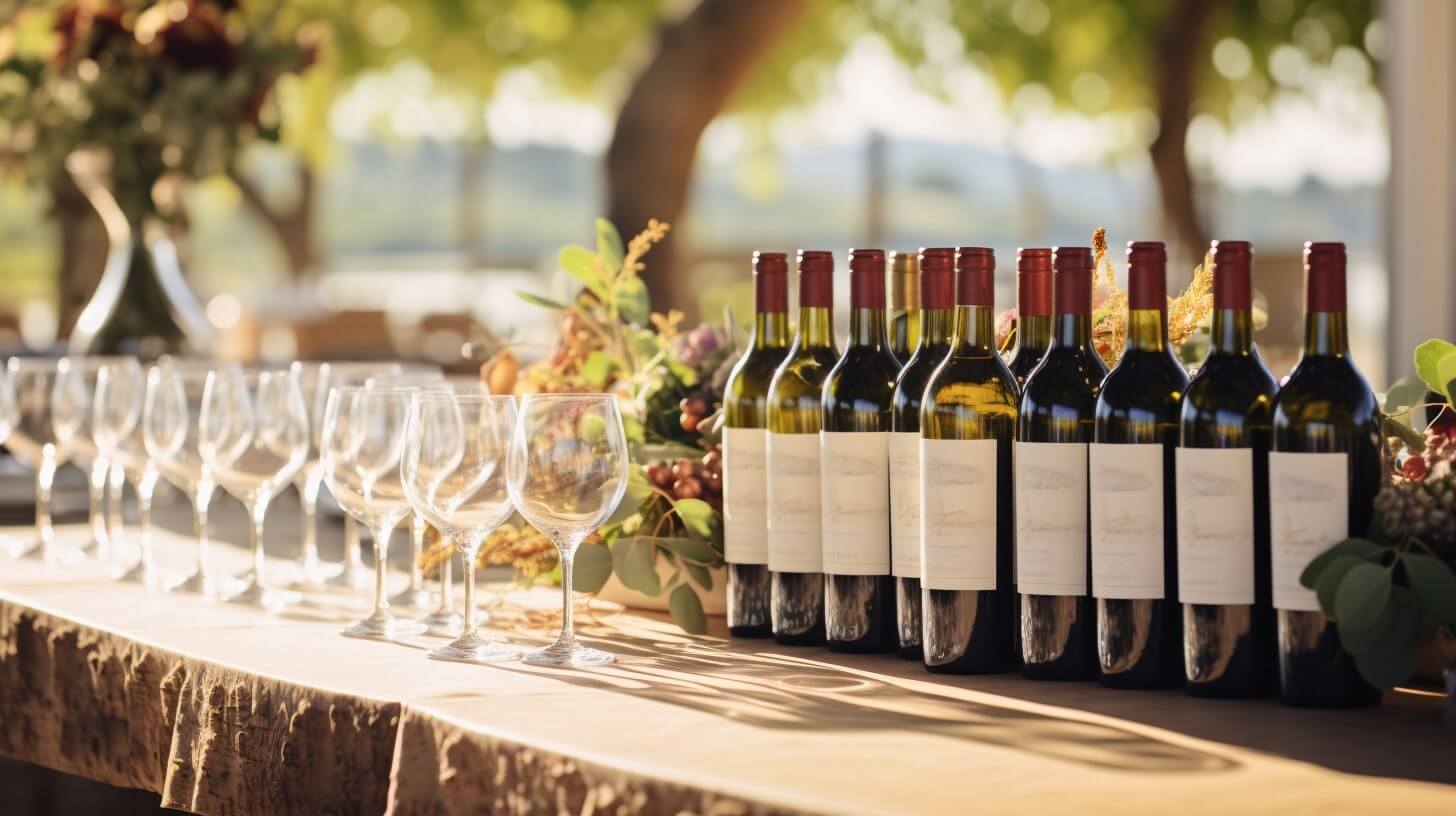 Fľaše na víno Bottiglie di vino