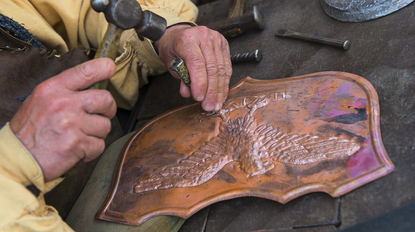 Medené plechy v umení Fogli di rame nell'arte