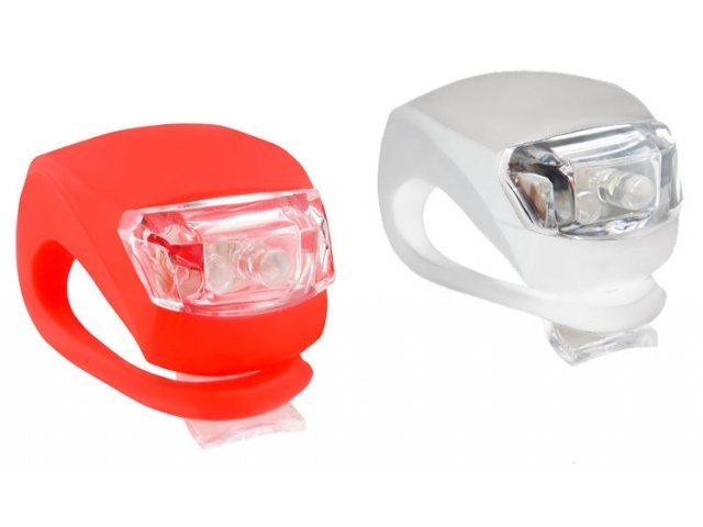 Luce a LED per bicicletta 2 pezzi anteriore posteriore megamix.sk